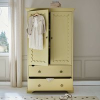 Armario ropero infantil Frollin | verde/amarillo | Alto/Ancho/P aprox. 180/105/55 cm Unkategorisiert online kaufen