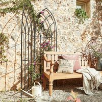 Enrejado Ophélie | negro envejecido | Alto/Ancho/P aprox. 205/110/1.5 cm Unkategorisiert online kaufen