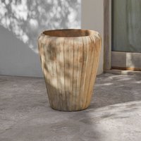 Macetero Selavina | beige envejecido | Alto/Ø aprox. 48/40 cm Unkategorisiert online kaufen