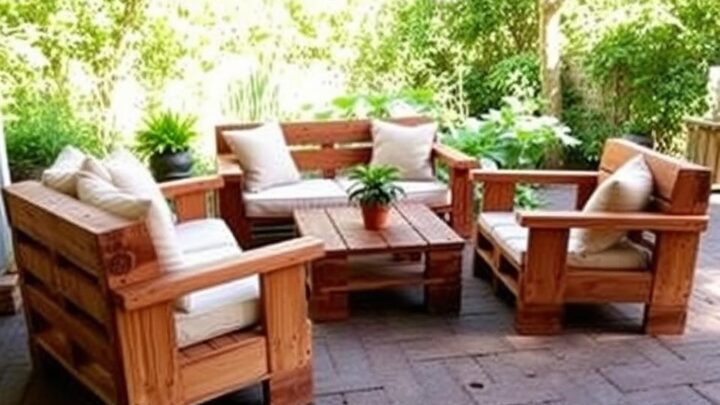 Cómo construir muebles de palets para el jardín