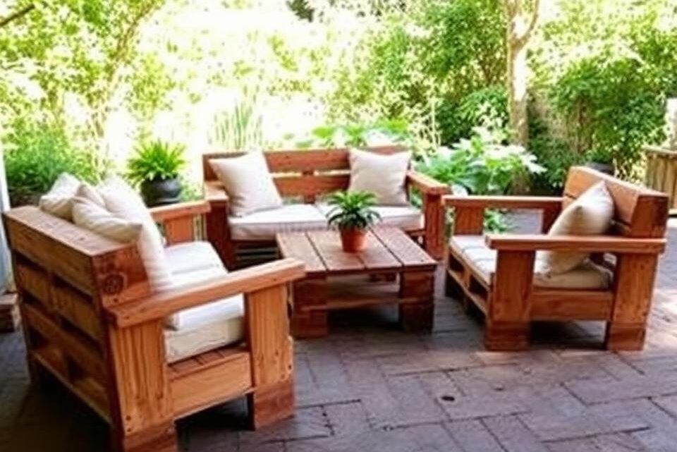 Cómo construir muebles de palets para el jardín