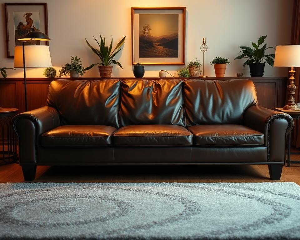 Cuidado de sofá de cuero