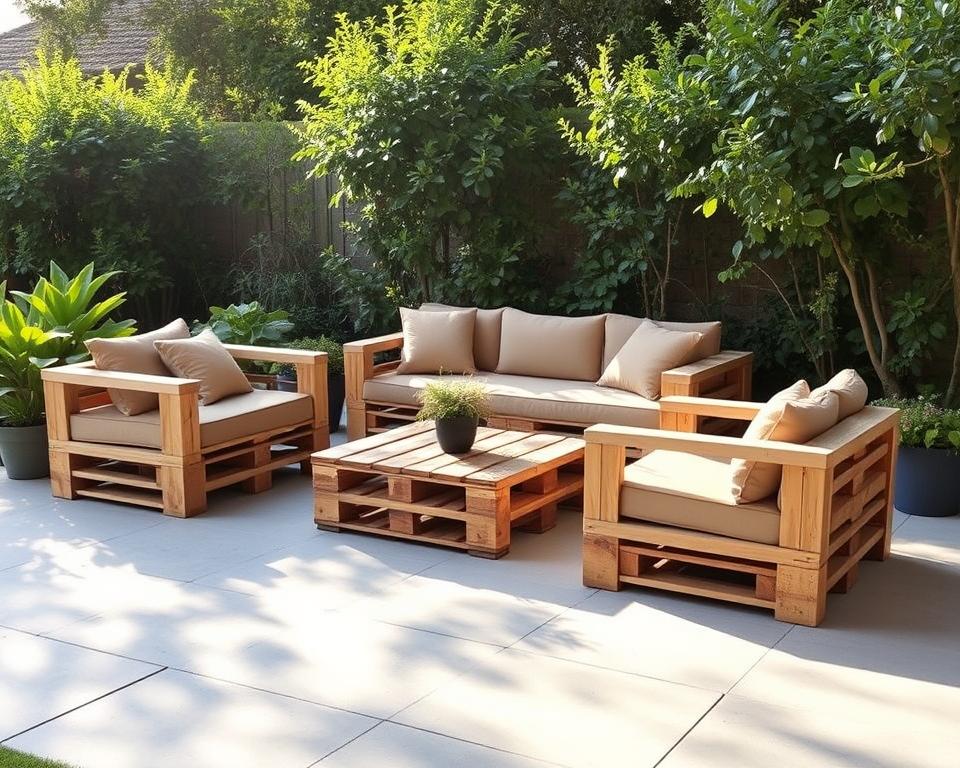 Diseños de muebles de palets para exterior Diseños de muebles de palets para exterior