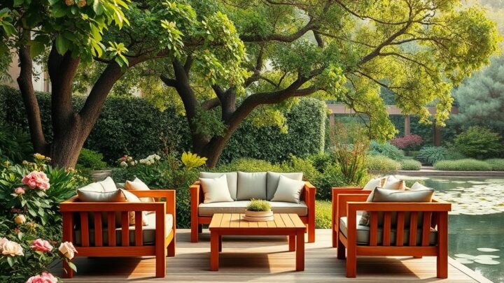 Por qué elegir madera de teca para muebles de jardín