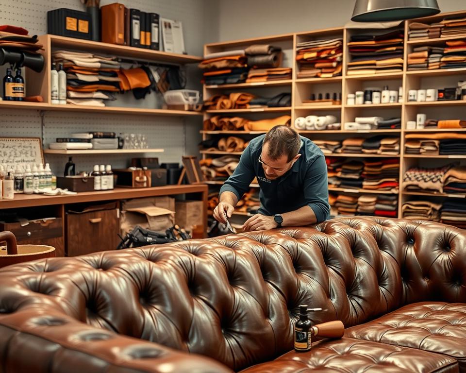 Reparación de sofás de cuero