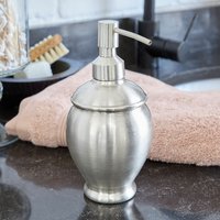 Dispensador de jabón Alintra | plata | Alto/Ø aprox. 16/7 cm